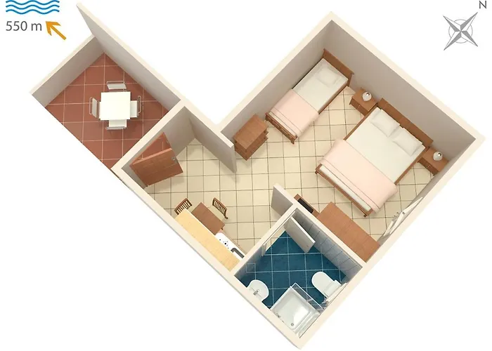 Διαμέρισμα Novigrad 2536b *