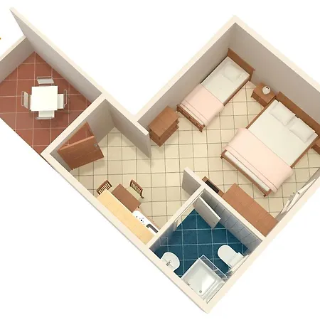 Apartment Novigrad 2536b *